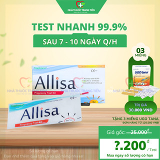 5 Que thử thai Allisa Traphaco, đạt chuẩn xuất Châu Âu, chính xác Mọi Thời Điểm Trong Ngày