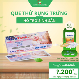 3 Que thử rụng trứng Ovutana - Chính xác cao, test nhanh tìm thời điểm trứng rụng