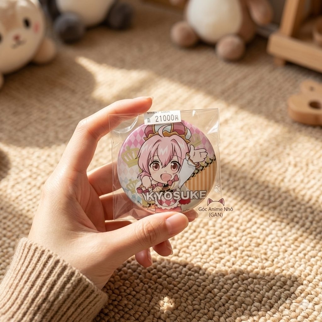 Huy hiệu OFFICIAL Kyosuke Mairimashita Iruma-kun