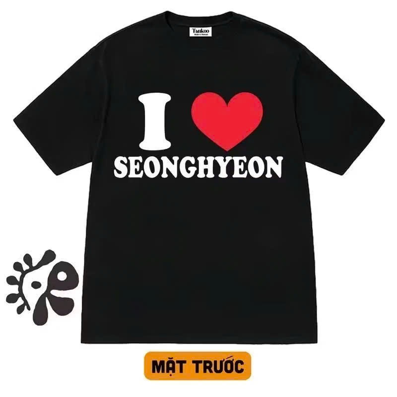 áo Cortis , áo Seonghyeon Cortis - áo thun Seonghyeon cortis tay lửng form rộng