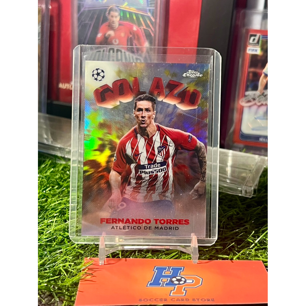 Thẻ bóng đá Fernando Torres Golazo Topps Chrome UCL 2022/23