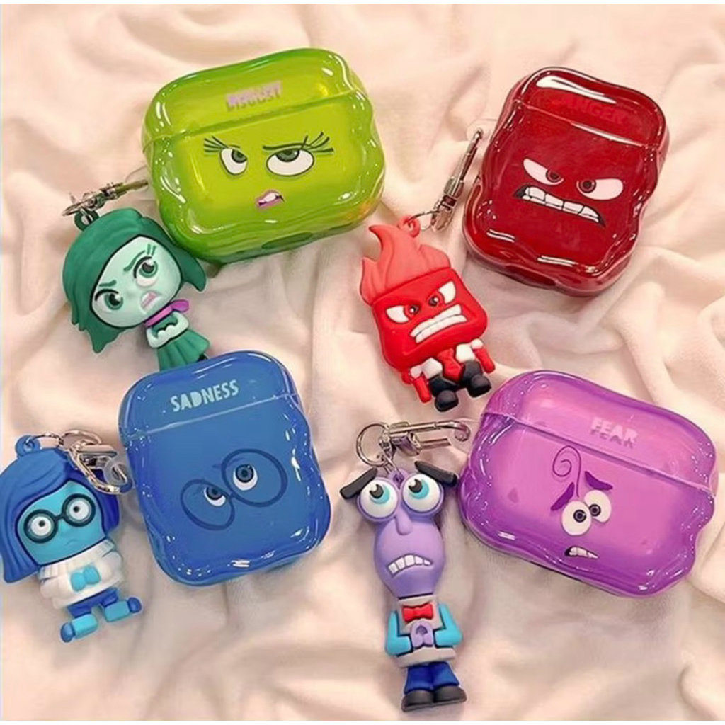Ốp AirPods Inside Out style– Case tai nghe chống sốc cute nhiều màu