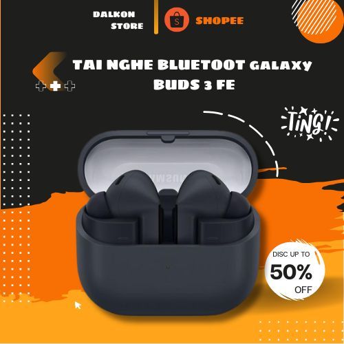 Tai Nghe Bluetooth Galaxy Buds 3 Fe - Thiết Kế Mới- Âm Thanh Bass Mạnh Mẽ- Pin 30H- Kháng Nước IP54- Chống Ồn ANC