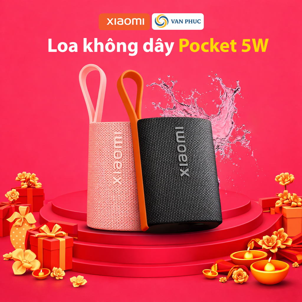 Loa Bluetooth Xiaomi Sound Pocket Mới Nguyên Seal - Bảo hành 12 tháng