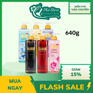 Sữa Tắm Nước Hoa CINDY BLOOM Hương Thơm Ngọt Ngào, Nữ Tính, Làm Sạch Dịu Nhẹ Chai 640g