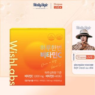 M868_ Combo (01 Hộp TO 150V) M500 Vitamin C Wishlabs + Tặng (01 NGUYÊN SET) M21 Nghệ Na- no Cucur - min (Bao Bì MớI)