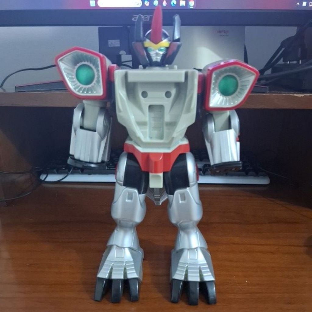 (Đọc kỹ mô tả trước khi mua)Xác mô hình Mirai Sentai TimeRanger V-Rex Robo bản năm 2000