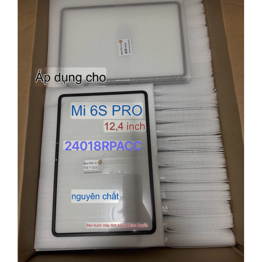 Kính ép xiaomi Mi Pad 6S Pro - 24018RPACC Liền keo oca