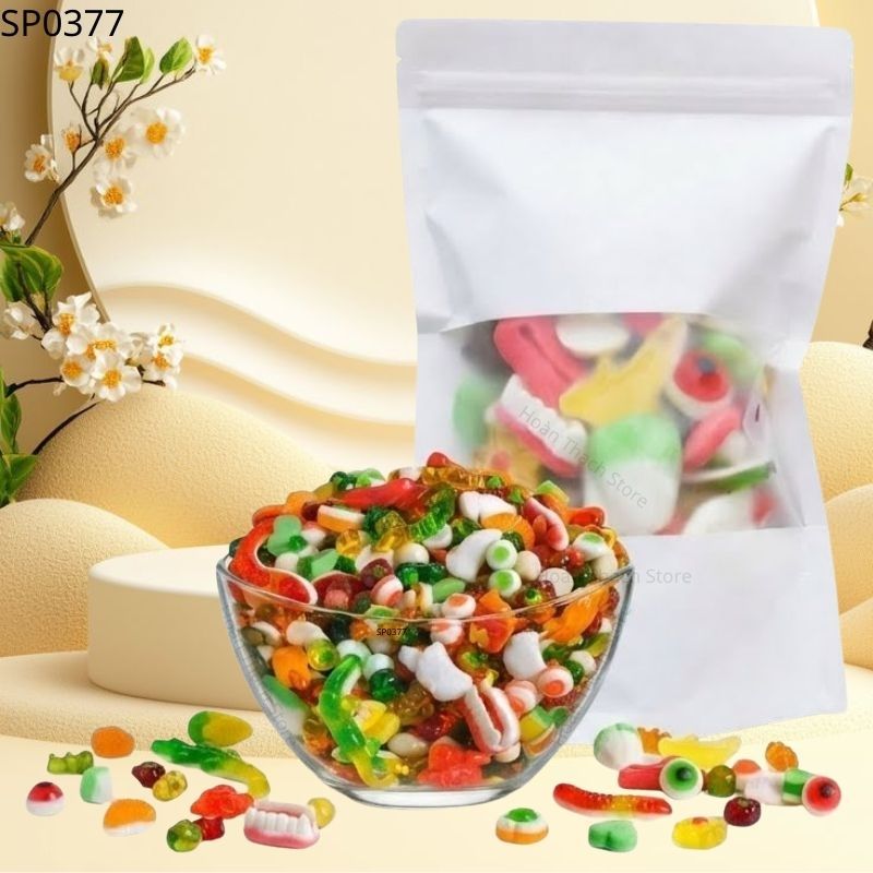 Kẹo Dẻo Mix 70 Vị, Kẹo Dẻo Chip Chip, Kẹo Dẻo 4D, Kẹo Dẻo Phủ Đường, Mix Thập Cẩm Candy Buzz