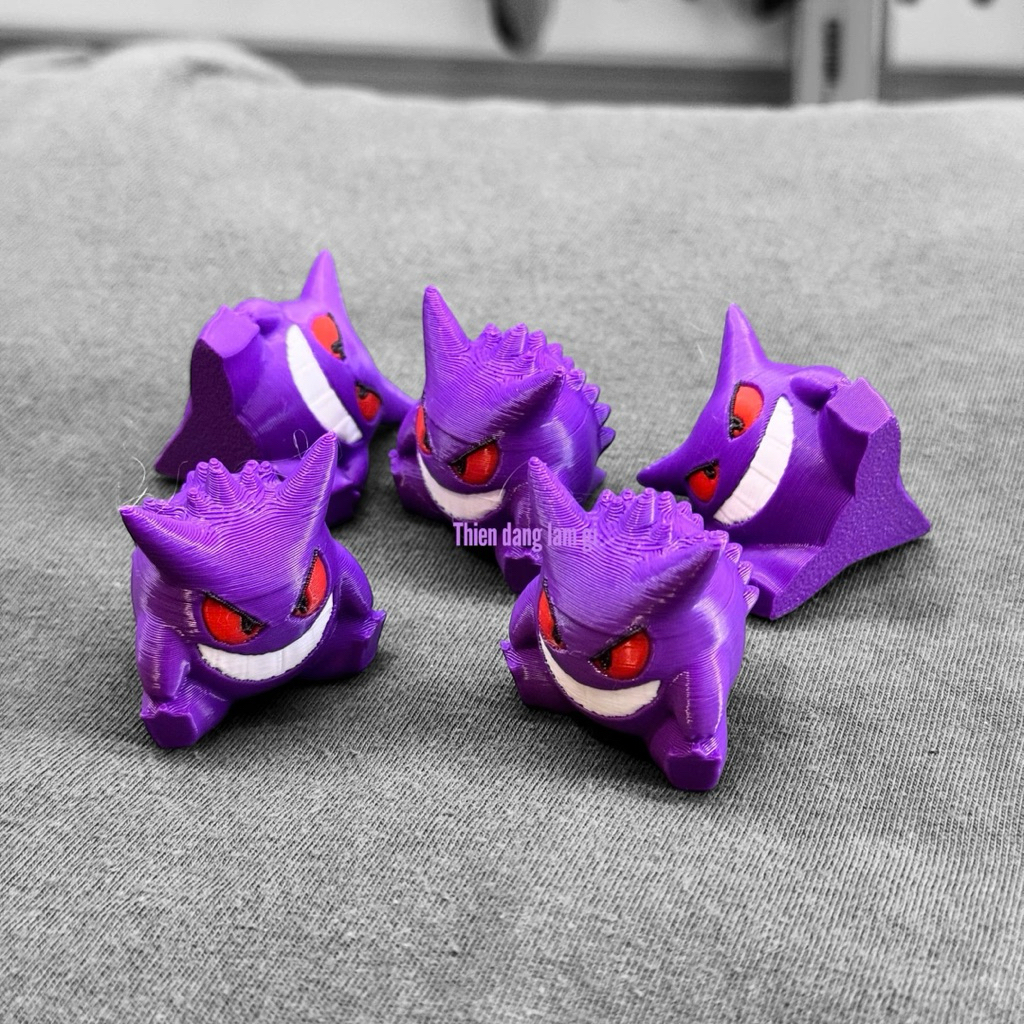 Gengar Pokemon | Đồ chơi in 3D Móc khoá | Hưng thích nước ngọt