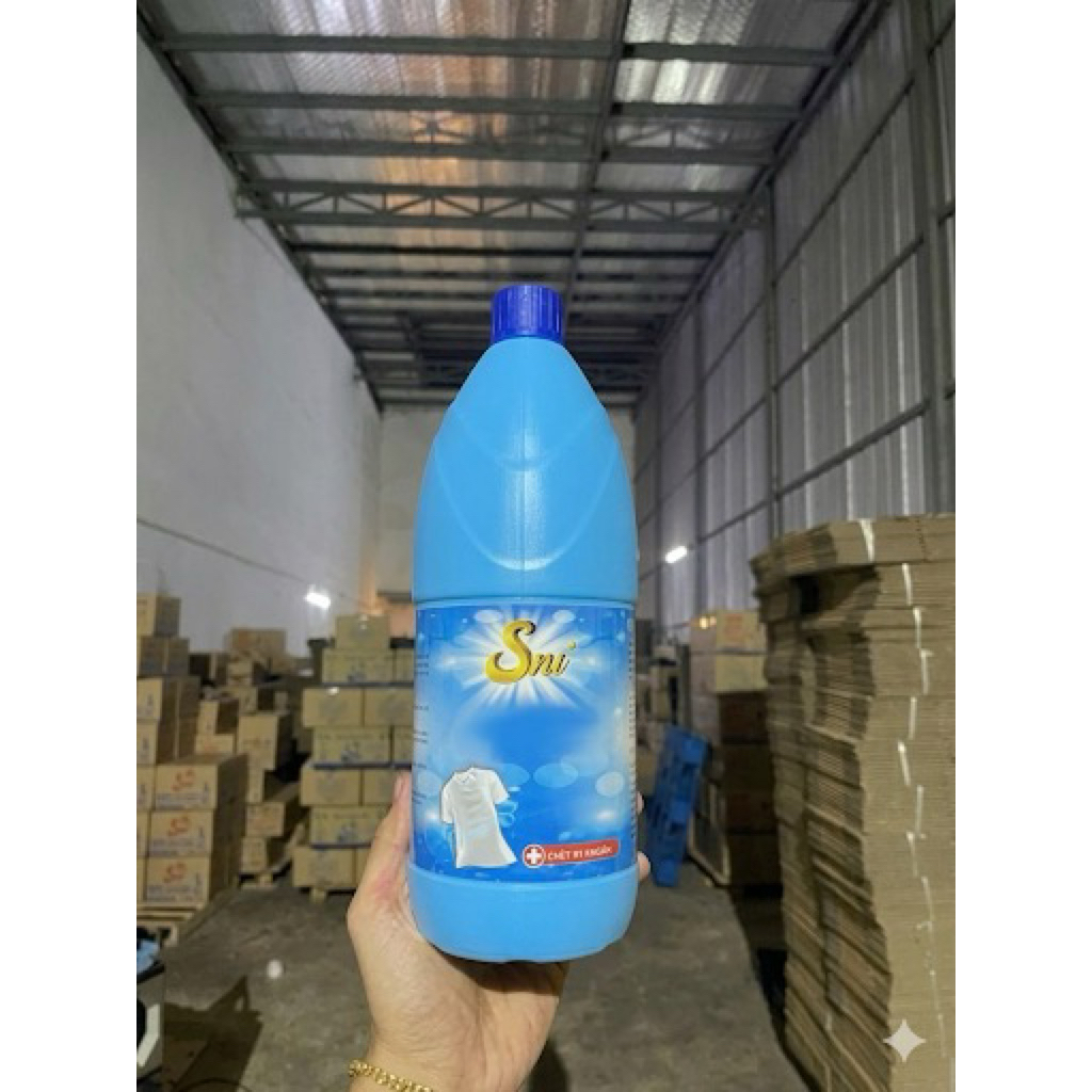 Combo 12 Chai Nước Tẩy Trắng Javen Sni 1L – Tẩy Quần Áo Trắng Sáng, Khử Khuẩn Mạnh, Diệt Mùi Hôi