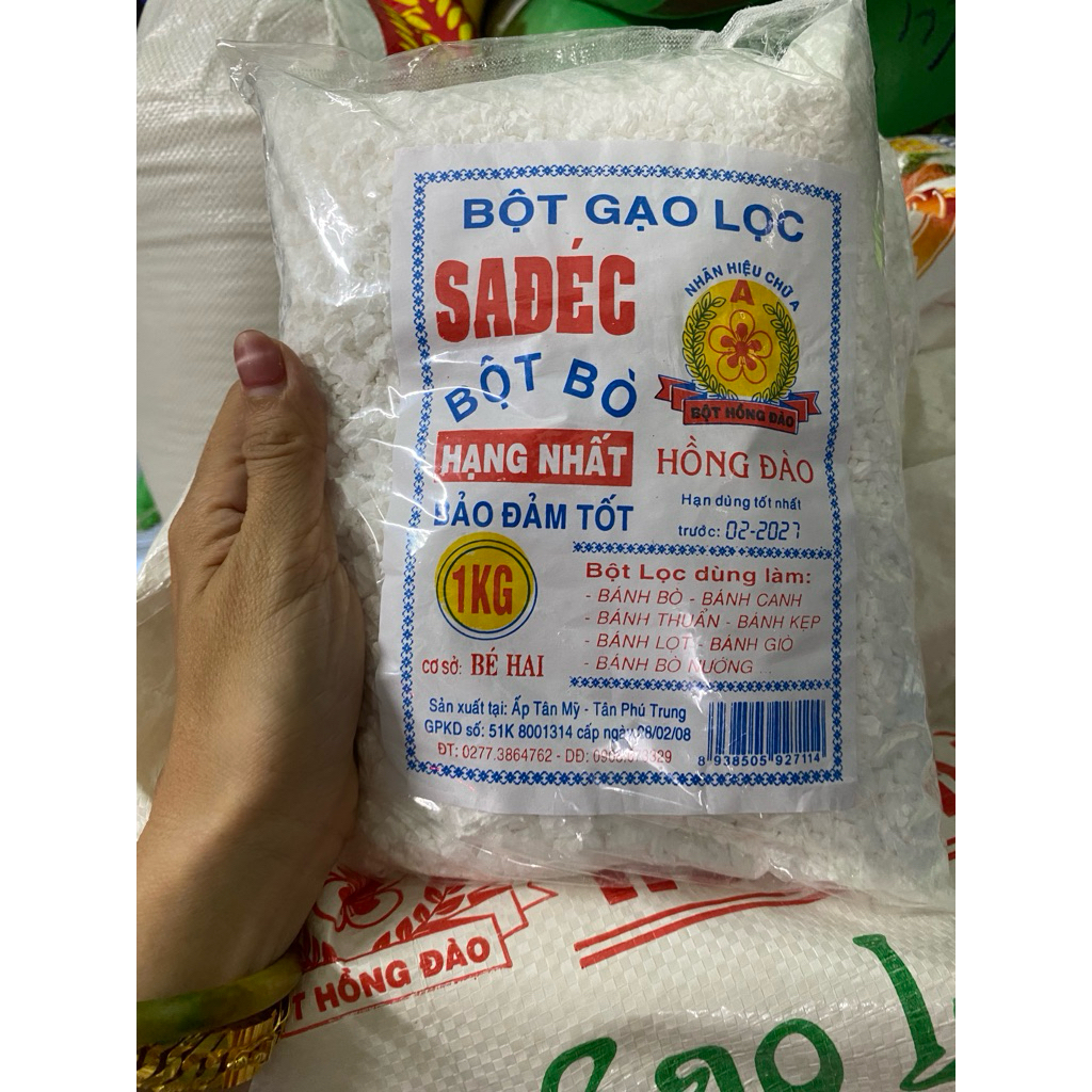 Bột gạo lọc SA ĐÉC, gói 1kg
