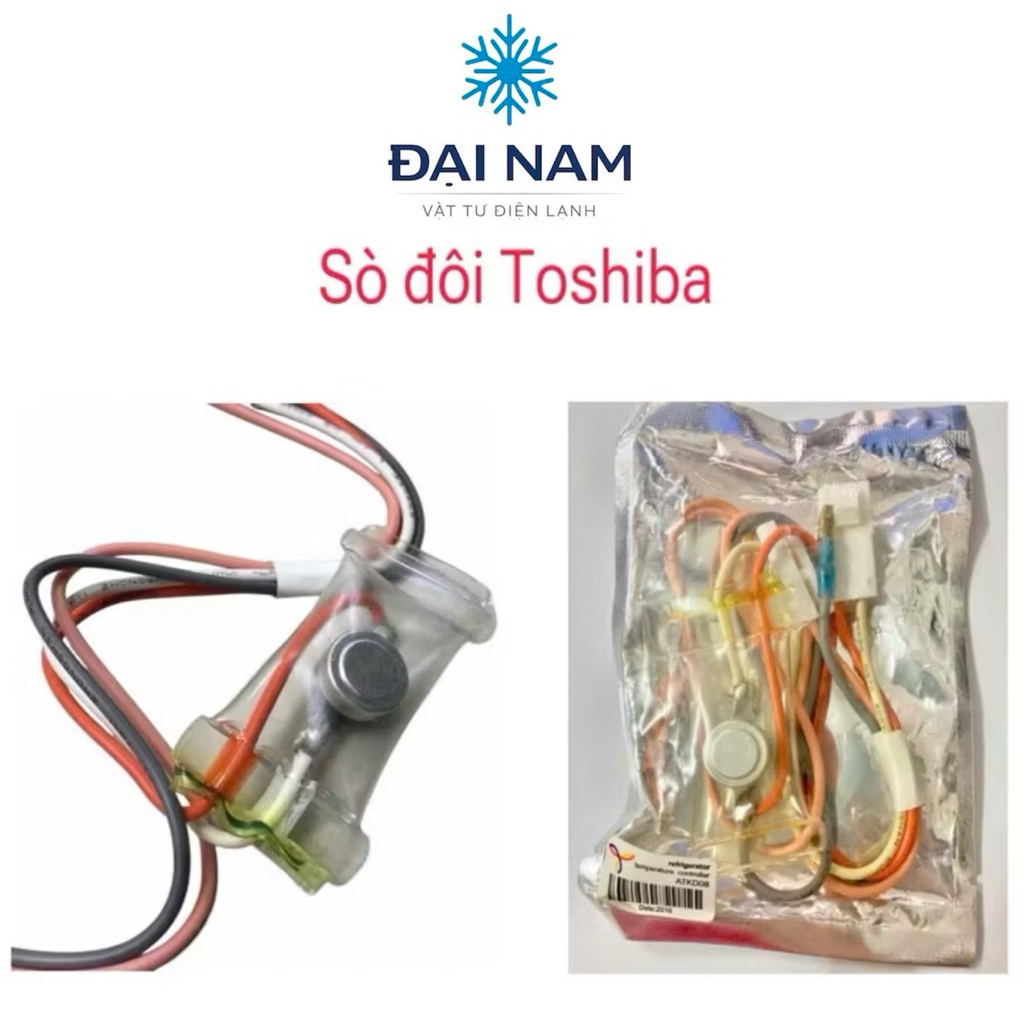 Sò đôi tủ lạnh Toshiba chất lượng - Sò nóng chung Sò lạnh Toshiba