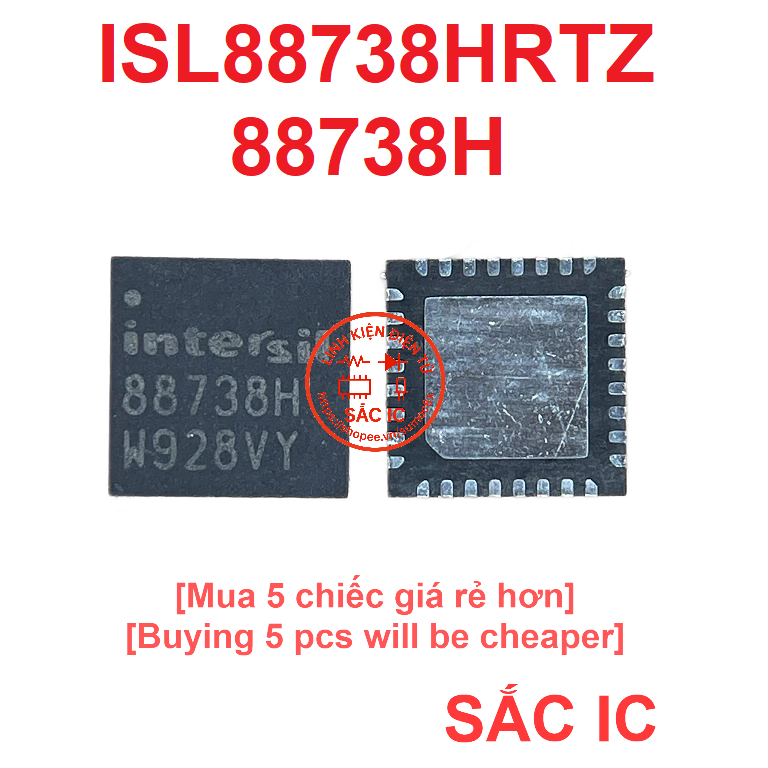 [I69] ISL88738HRTZ 88738H 88738 ic nguồn trên bo mạch - Mới nguyên bản - Original NEW