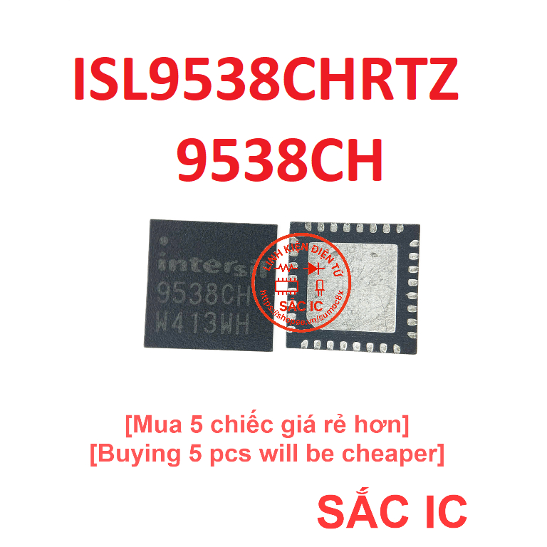 [I85] ISL9538CHRTZ 9538CH ISL9538CH 9538 ic nguồn trên bo mạch - Mới nguyên bản - Original NEW