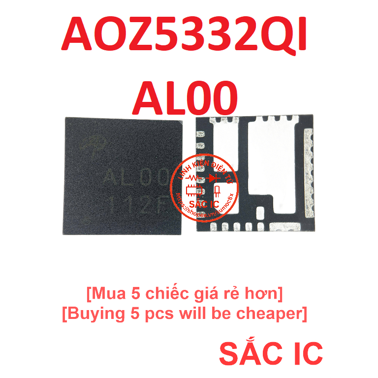 AOZ5332 AOZ5332QI AL00 ALOO 5332 ic nguồn trên bo mạch - Mới nguyên bản - Original NEW