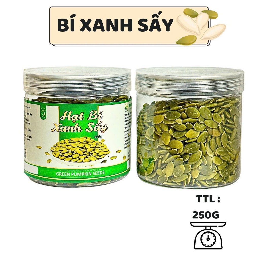Nhân Bí Xanh NTFood hũ 250gr - Nhất Tín Food