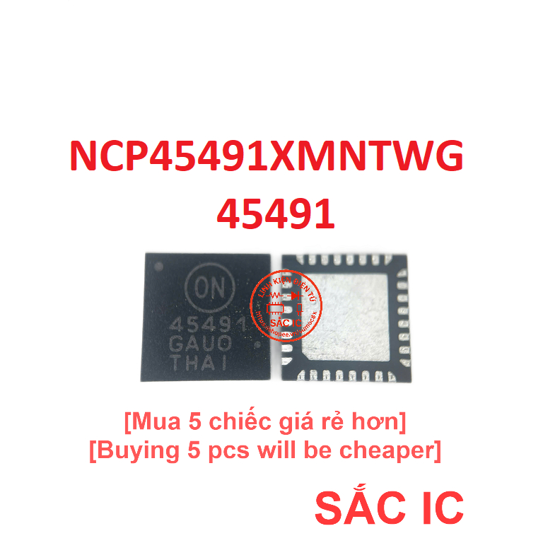 [N131] NCP45491 45491 NCP45491XMNTWG ic nguồn trên mainboard - Mới nguyên bản - Original NEW