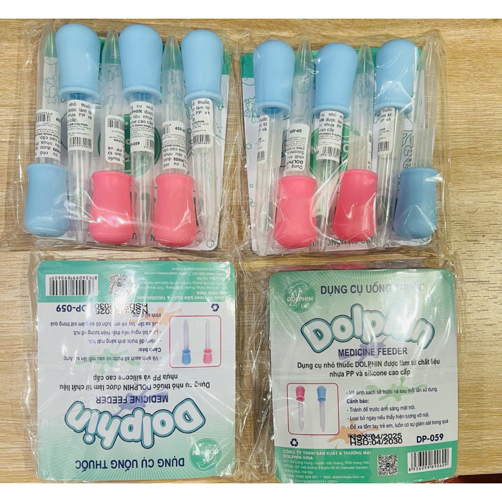 Ống Bón Sữa, Bón Thuốc Dolphin ( set 6c)