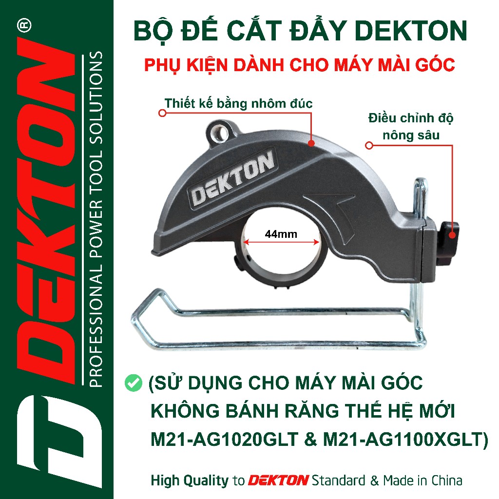 Đế cắt đẩy DEKTON dùng cho máy mài pin M21-AG100PROMAX/AG1020-1100GLT/KHÔNG BẢO HÀNH