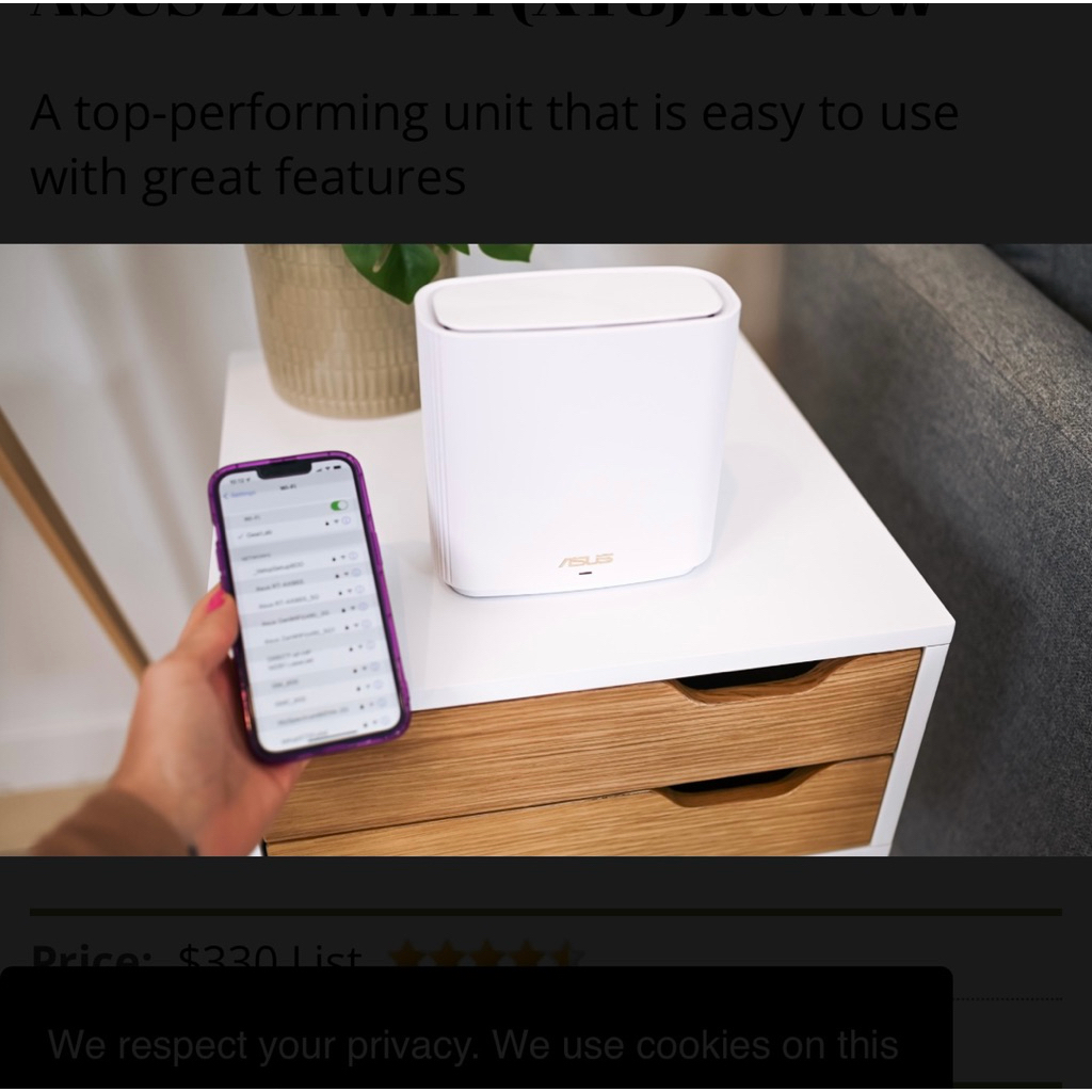 ASUS XT8 trắng 1 pack AX6600