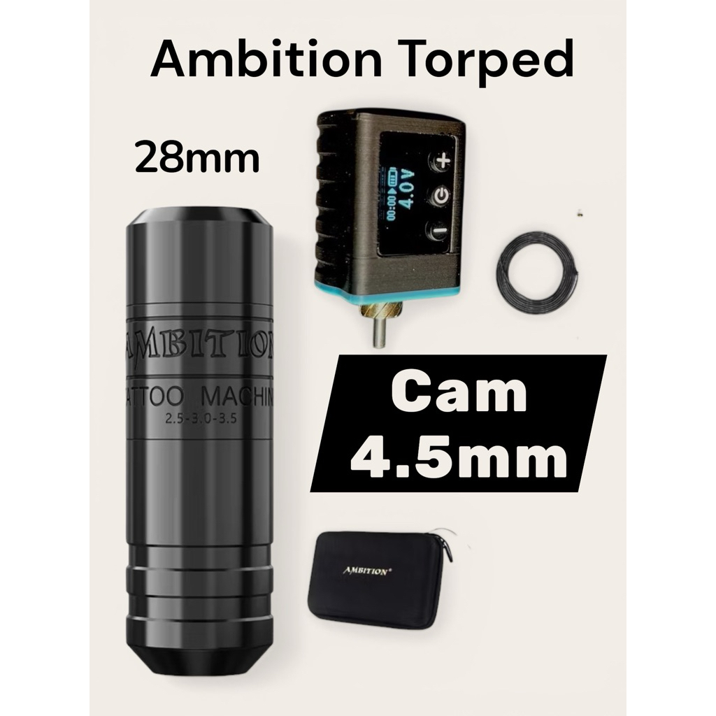 Máy xăm Ambition Torped 28-36 -dung cu xam may xam muc xam kim xăm