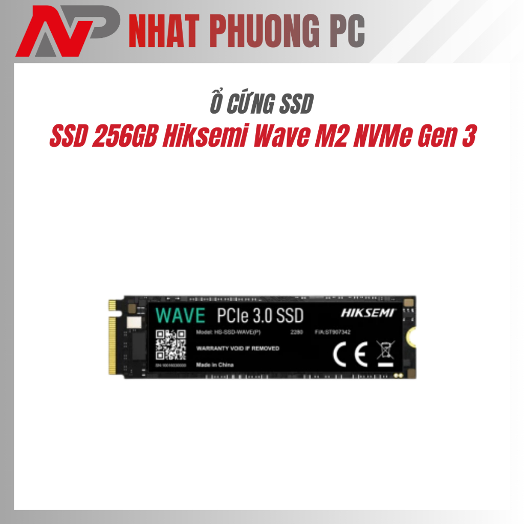 Ổ cứng SSD 256GB Hiksemi Wave M2 NVMe Gen 3