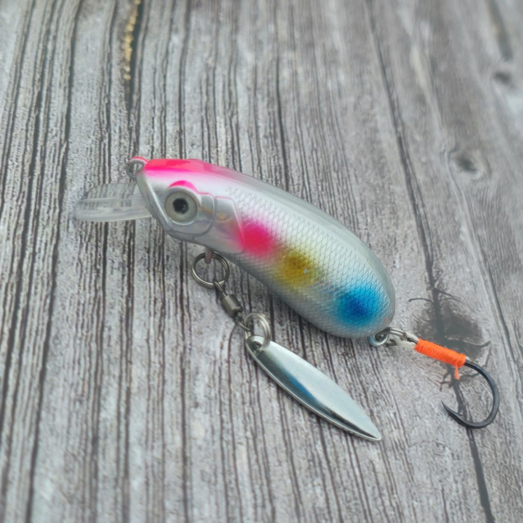 Mồi Câu Lure CC50/60 Lưỡi Đơn Kết Hợp Với Thìa