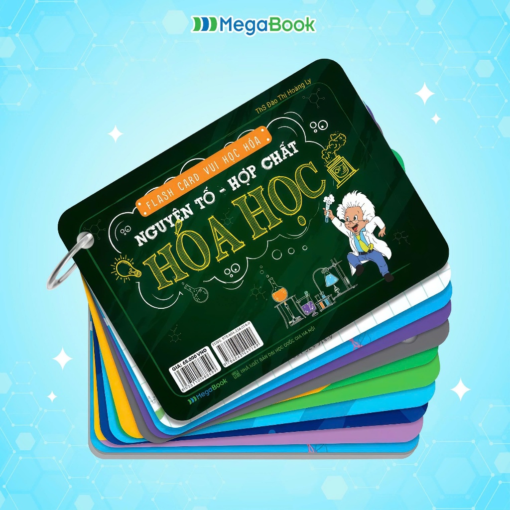 Sách FlashCard Học Nguyên Tố Hợp Chất Hóa Học - Thẻ học hóa thông minh