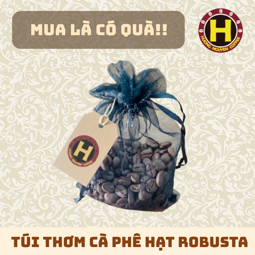 TÚI THƠM HẠT ROBUSTA THƠM LẮM - HUONG NGUYEN COFFEE