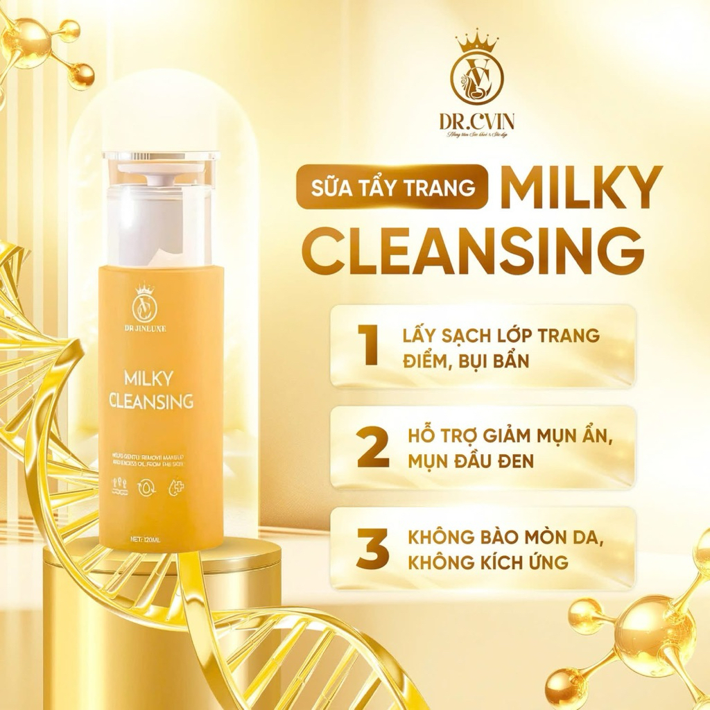 Sữa Tẩy Trang MILKY CLEANSING 120ml Cvin