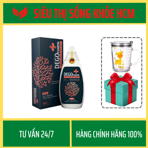DẦU GỘI DEGO PHARMA - Hết Nấm Da Đầu, Sạch Vảy Gàu Mảng Trắng, Phục Hồi Nang Tóc 80ml