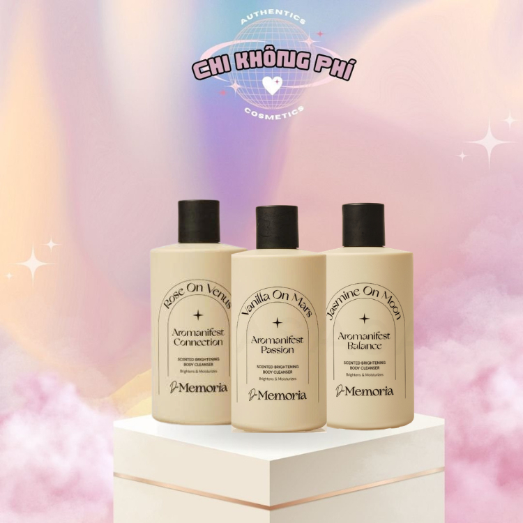 Sữa Tắm Trắng Da Lưu Hương De Memoria Scented Whitening Body Cleanser 300ml