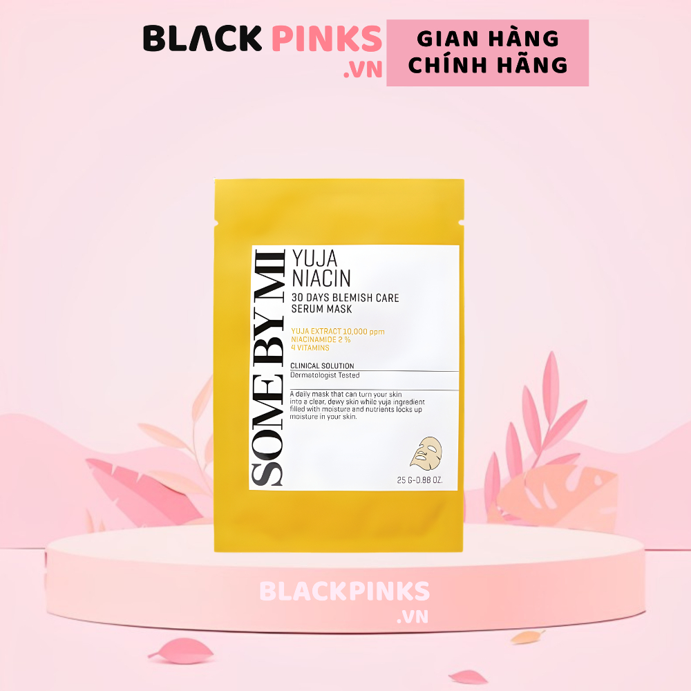 Mặt nạ giấy Some by mi Yuja Niacin 30 Days Blemish Care Serum Mask miếng 25g