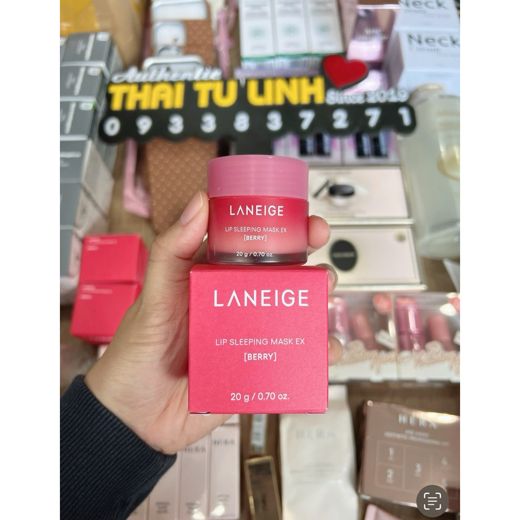 Mặt Nạ Ngủ Dành Cho Môi Laneige Lip Sleeping Mask 20G, Ủ Môi Laneige, Mặt Nạ Ngủ Laneige