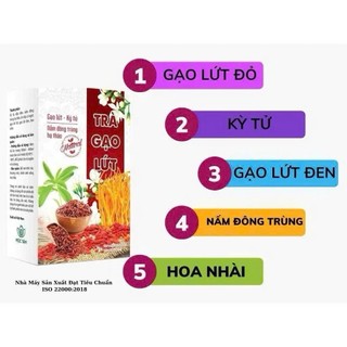 ✅ [Chính Hãng] Trà Gạo Lứt Kỳ Tử Hộp 30 Gói ✅ Trà giảm cân giảm béo tiêu mỡ thừa giảm mỡ máu mát gan thải độc cơ thể
