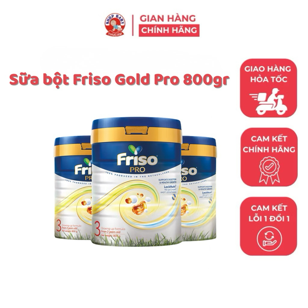 Sữa bột Friso Gold lon 800gr