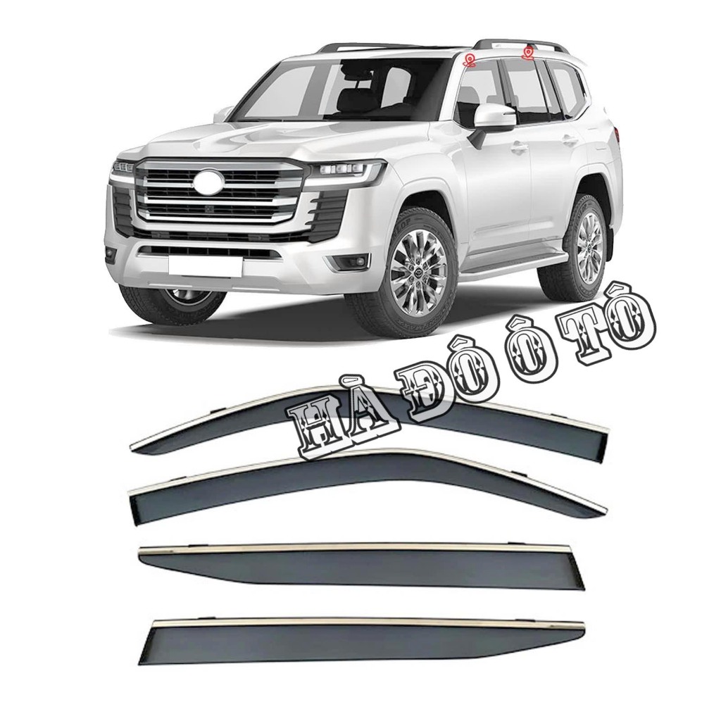Vè Mưa Land Cruiser LC300 2022 2023 2024 2025 2026 - Bộ Vè Che Mưa Toyota Land Cruiser LC300