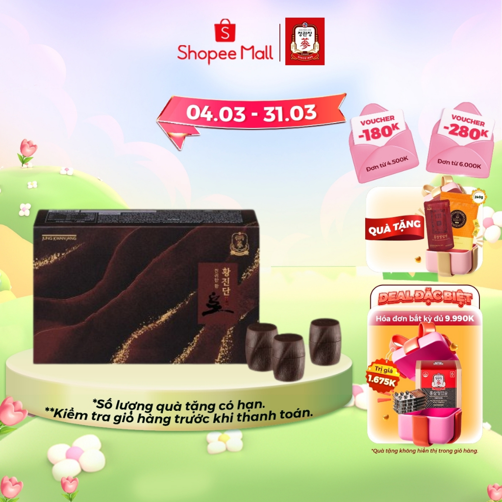 Viên Hồng Sâm Linh Đan KGC Jung Kwan Jang Hwangjindan (30 viên)