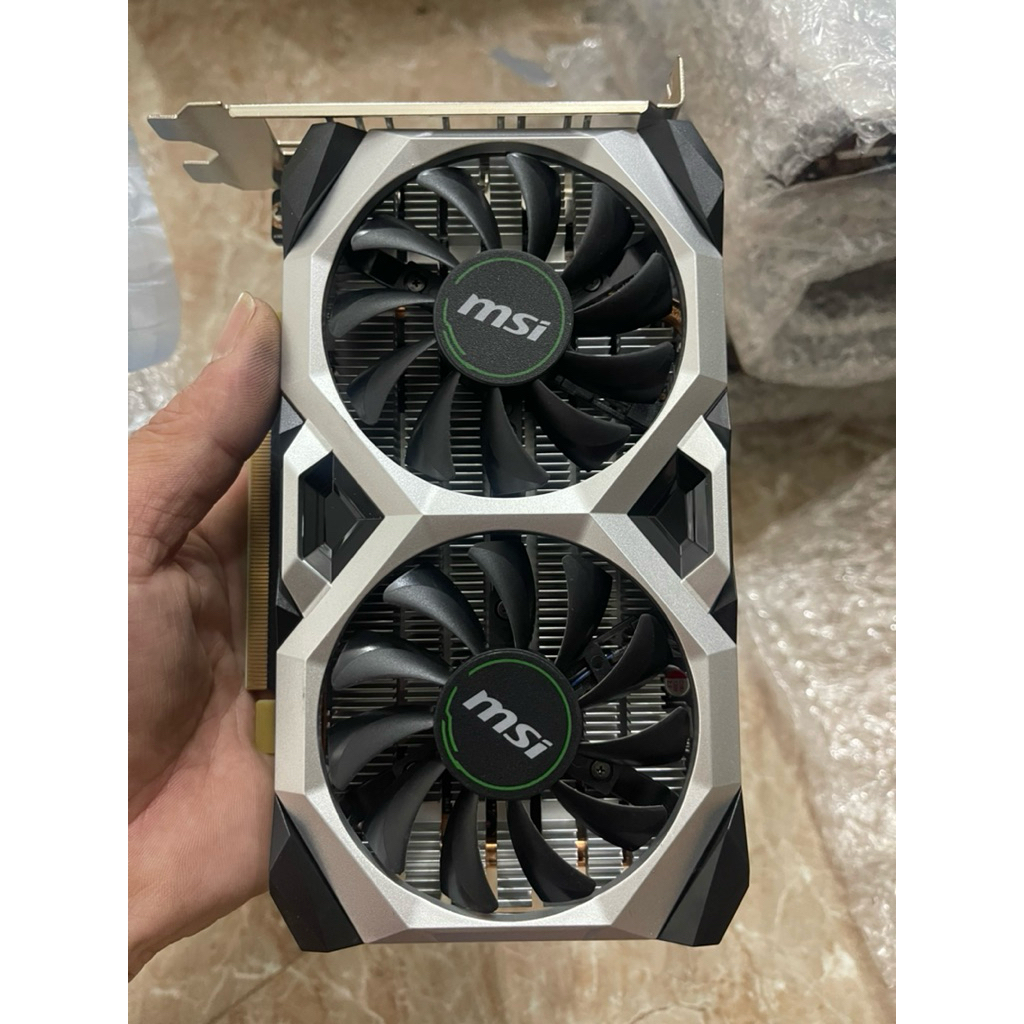 VGA-Card màn hình MSI GTX1650 SUPER VENTUS XS OC 4GB D6 và GTX1650 4gb d5 hàng tháo máy.