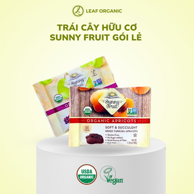 Trái cây khô tự nhiên hữu cơ Sunny Fruit gói lẻ - Mận khô/ Mơ khô/ Sung khô/ Nho khô/ Cherry khô
