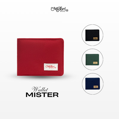 Ví Vải Ngang Mister Midori Studio Polyester Đựng Tiền Thẻ Nhiều Ngăn | M STUDIO