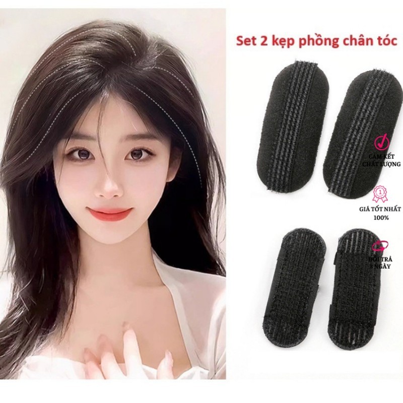 [HCM]1 Cặp kẹp phồng tóc đệm tạo phồng chân tóc thời trang tiện lợi -Goodtime