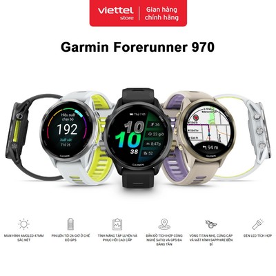 Đồng hồ thể thao thông minh Garmin Forerunner 970 Chính hãng