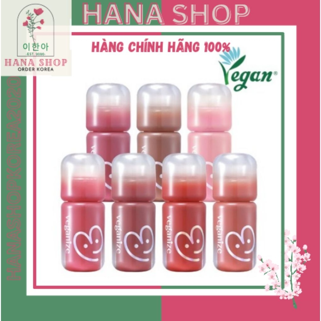 [Self Beauty] Son bóng dưỡng môi Veganize 4D Dewy Shine Lip Oil Color Gloss Self Beauty