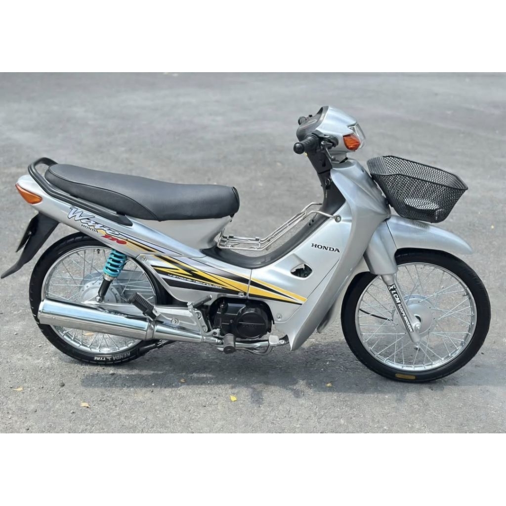 tem wave nhỏ, alpha, ZX, wave thái màu vàng bạc