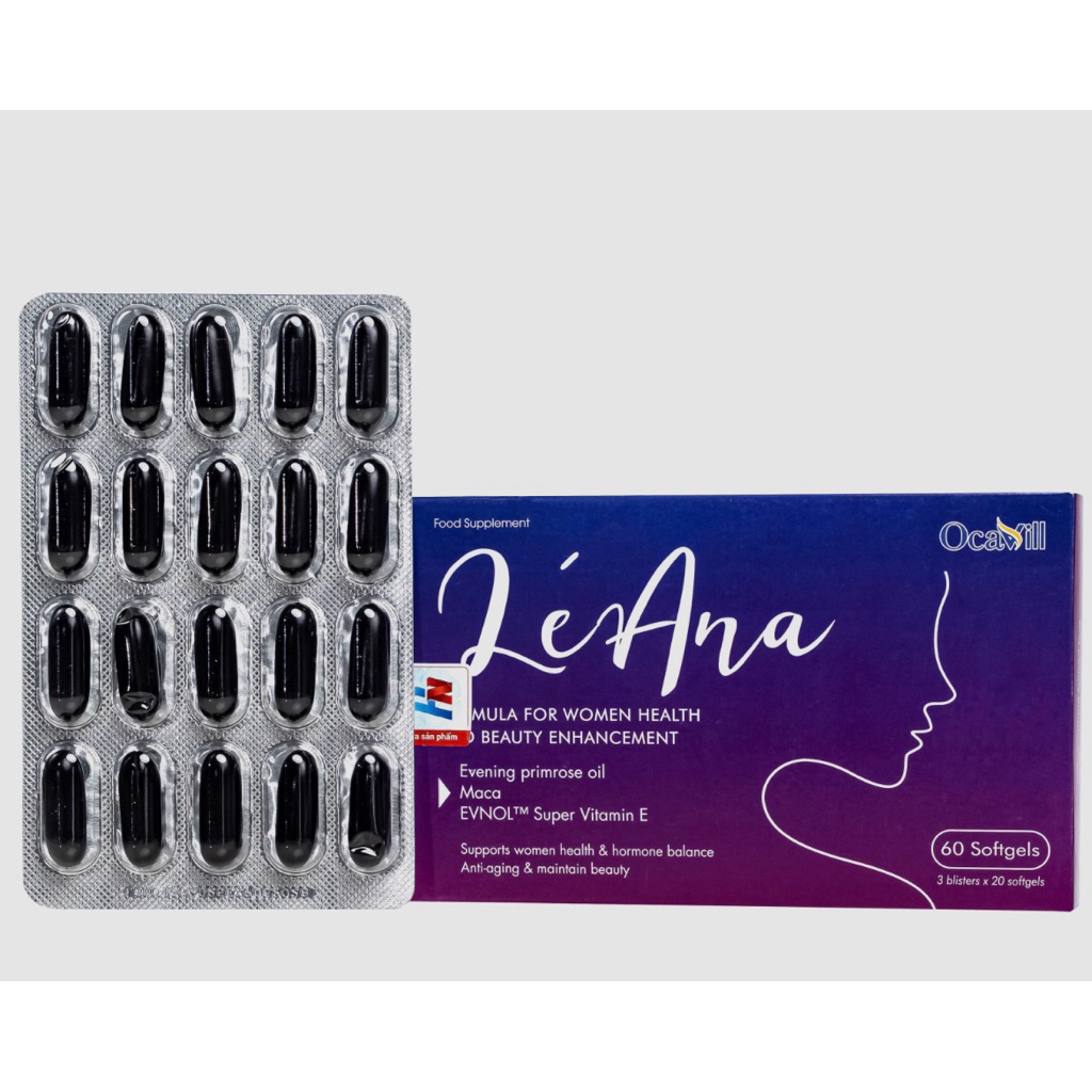 Viên uống LéAna Ocavill hỗ trợ cân bằng nội tiết tố (60 viên)