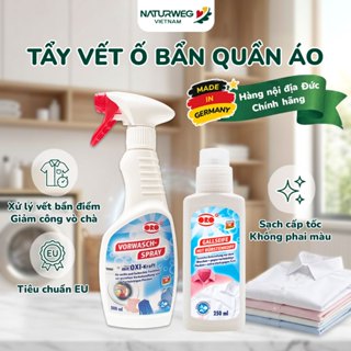[Nội Địa Đức] Tẩy Ố Quần Áo ORO Tẩy Vết Bẩn, Tẩy Trắng Quần Áo, Không Hại Vải, Tẩy Cổ Áo, Tẩy Áo Màu, Giảm Ố Vàng