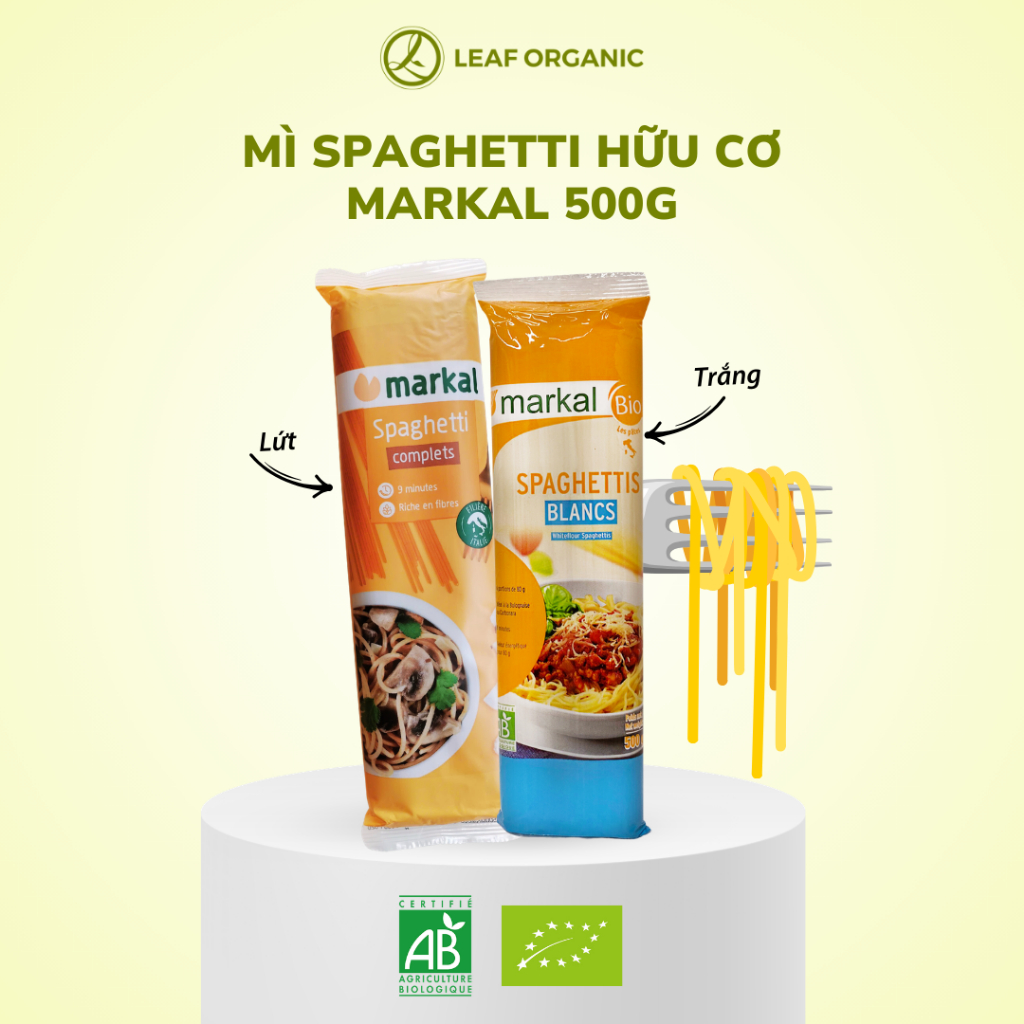 Mì spaghetti hữu cơ Markal 500g