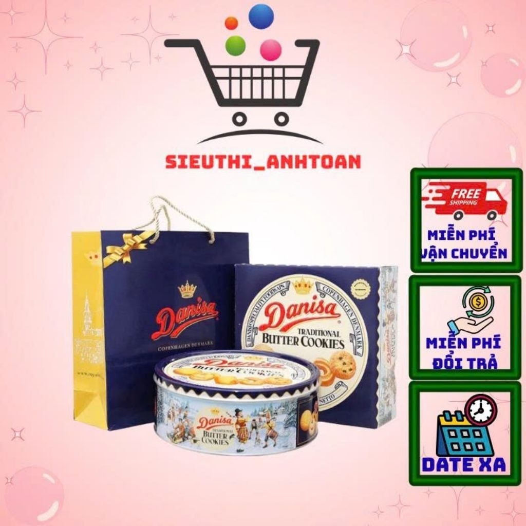 Bánh Quy Bơ Danisa 681g Hộp Thiếc - Chính Hãng